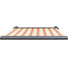 Store banne avec tissu rayé