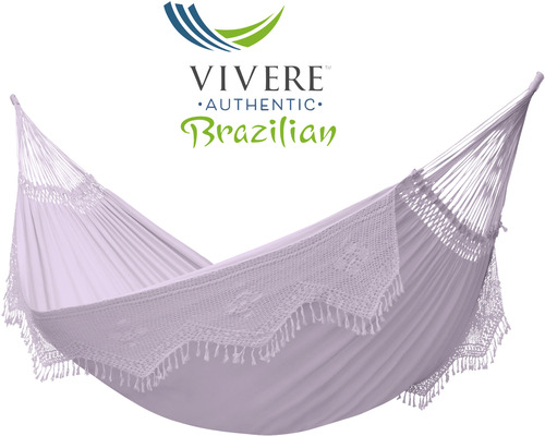 Brasilianische Hängematte Luxus 260x170 cm lila