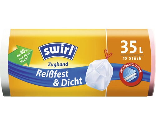 Swirl Sachet poubelle anti-odeurs 35 L 9 unités