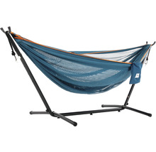 Hamac en filet avec structure en acier pour le jardin ou la terrasse