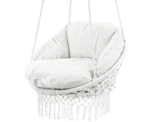 Hängesessel mit Kissen und Fransen