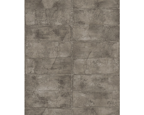 Papier peint intissé 520163 Concrete aspect pierre marron