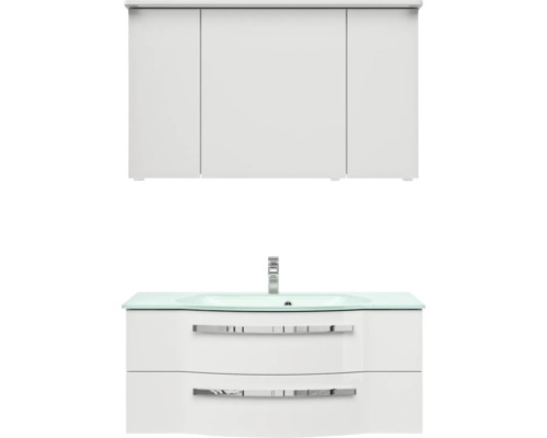 Set de meubles de salle de bains Pelipal xpressline 4005 120 cm blanc polaire 3 pièces 992.1270211