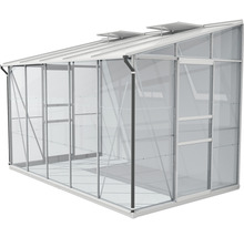 Serre Vitavia Ida 6500 verre de sécurité trempé / plaques alvéolaires 324,3 x 201,4 cm argent