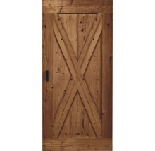 Holztür mit X-förmigem Design