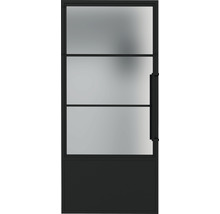 Porte intérieure avec partie vitrée et poignée