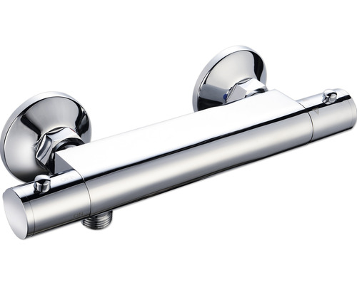 Duscharmatur mit Thermostat form & style Ari chrom glänzend Duscharmatur mit Thermostat form & style Ari chrom glänzend