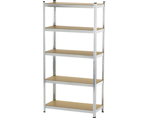 EASYmaxx Schwerlastregal Steckregal verzinkt 1800 x 900 x 400 mm 5 Böden Tragkraft 875 kg EASYmaxx Schwerlastregal Steckregal verzinkt 1800 x 900 x 400 mm 5 Böden Tragkraft 875 kg