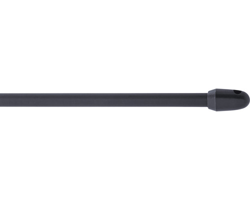 Barre de vitrage télescopique simple anthracite 100-190 cm Ø 10 mm 2 pces Barre de vitrage télescopique simple anthracite 100-190 cm Ø 10 mm 2 pces