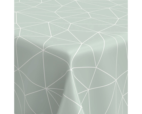 Tischdecke Veniline Polygon mint 140 cm breit (Meterware) - HORNBACH