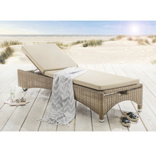 Gartenliege Destiny BOLIVAR LOW 200x70x34cm, mit Rollen, sempuluth