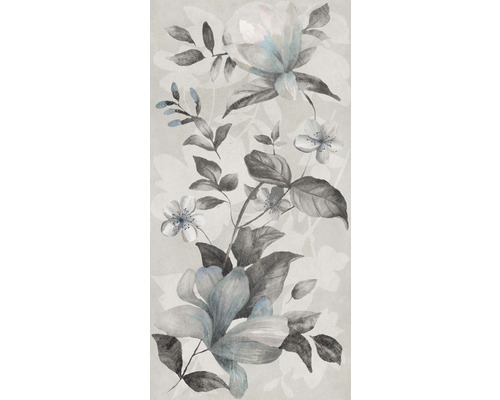 Carreau mural décoratif avec motif floral