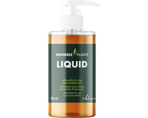 Dennerle Plants Flüssigdünger für Aquarienpflanzen, 125 ml Flasche
