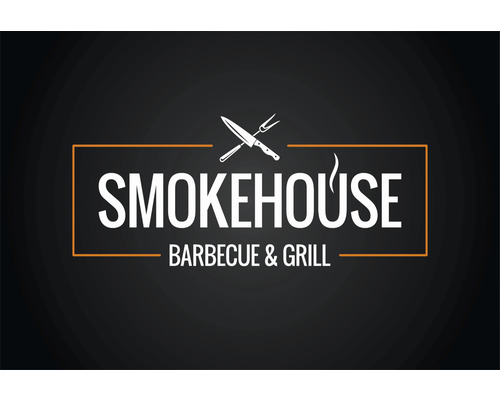 Tapis de protection de sol barbecue Tenneker® Smokehouse noir/blanc 100x165 cm