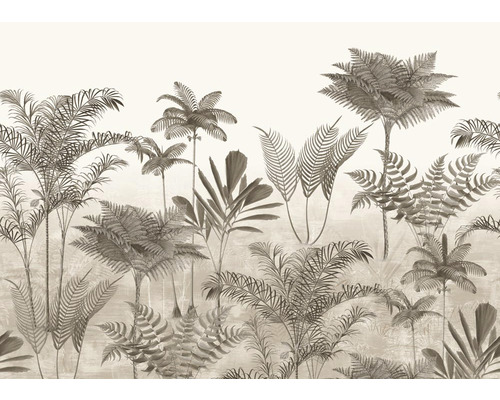 Papier peint panoramique intissé 556186 Lirico herbes marron 7 pces 371 x 265 cm