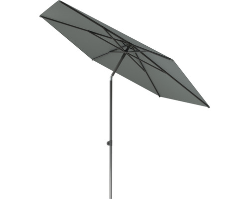 Parasol rectangulaire avec mât central pour le jardin