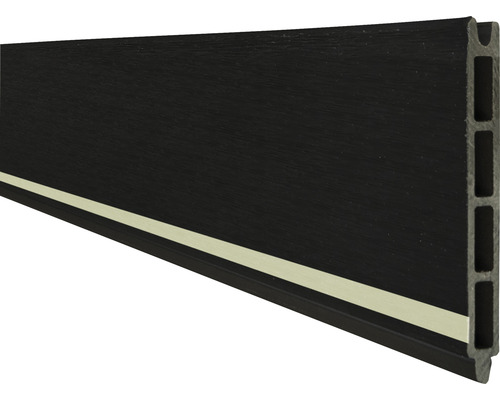 Profilé individuel GroJa Flex Lightstripe 180 x 15 cm noir