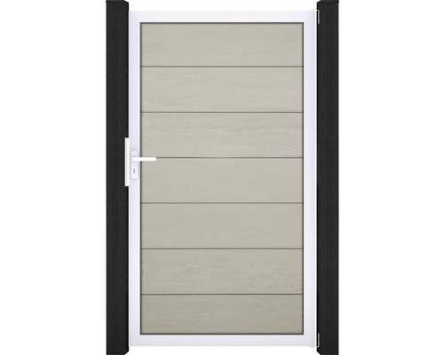 Einzeltor GroJa Flex Grande Rahmen Aluminium 100 x 180 cm bi-color