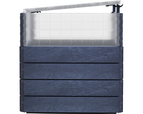 Jardinière surélevée avec couvercle de forçage