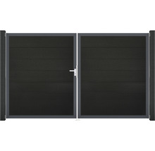 Doppelflügeltor mit Griff für den Aussenbereich