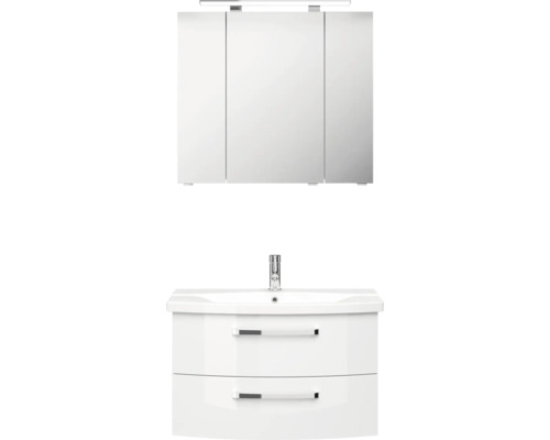 Set de meubles de salle de bains Pelipal xpressline 4010 84 cm blanc 3 pièces 4010.0807109