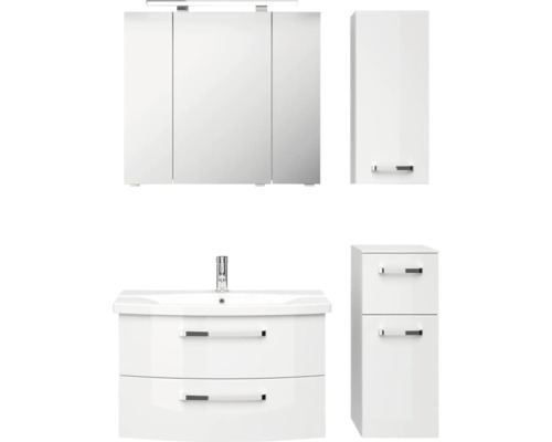 Set de meubles de salle de bains Pelipal xpressline 4010 114 cm blanc 5 pièces 4010.0807112092