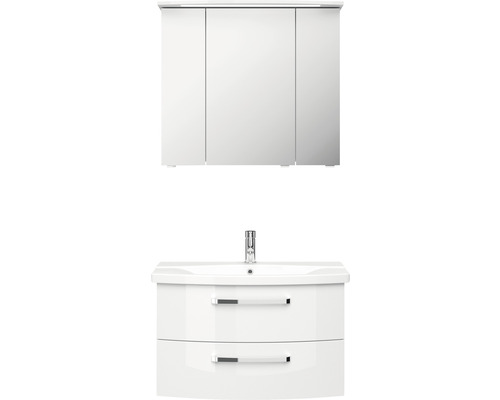 Set de meubles de salle de bains Pelipal xpressline 4010 84 cm blanc 3 pièces 4010.0807209