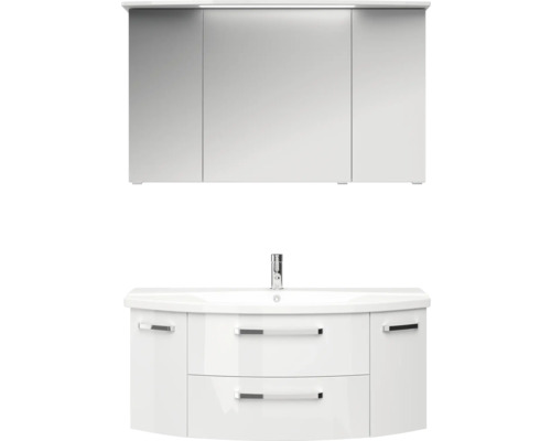 Set de meubles de salle de bains Pelipal xpressline 4010 122 cm blanc 3 pièces 4010.1207209