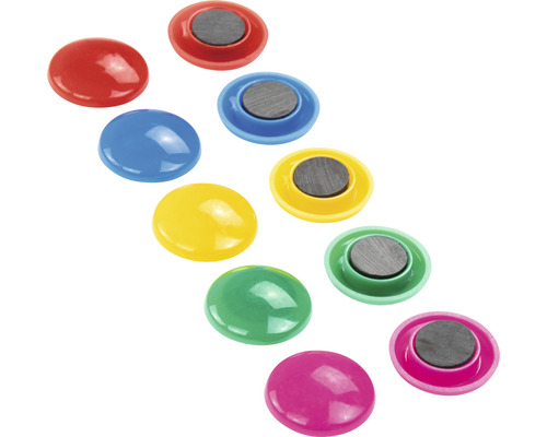 Aimants multicolores en lot