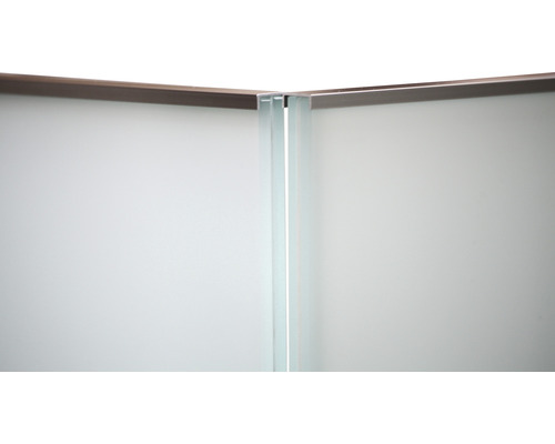 Glasscheibe VSG weiss für Pertura Pontos Glasgeländer 16x980x1000 mm