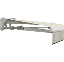 Vue détaillée d''un store avec bras articulé