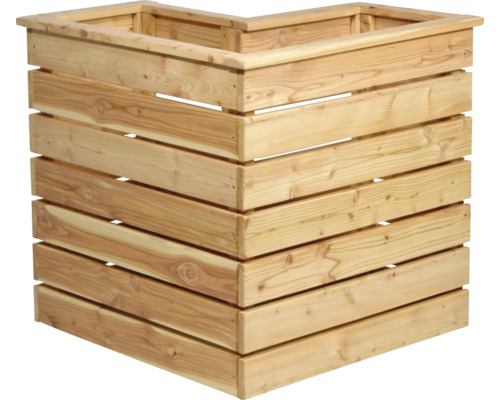 Jardinière d''angle surélevée en bois pour le jardin