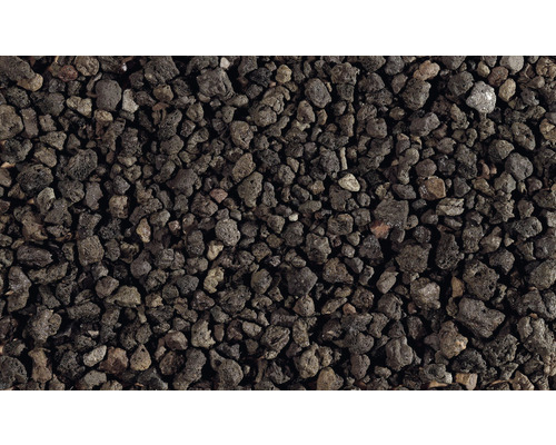 Nahaufnahme von Lavamulch für den Garten