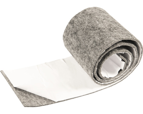 Bande de feutre pour isolation phonique sur rouleau