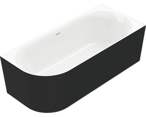 Baignoire d''angle de forme rectangulaire