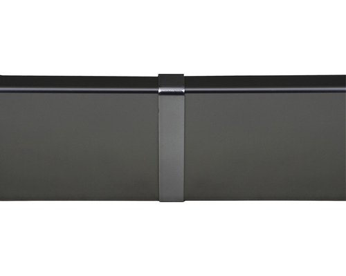Connecteur pour garde-corps en verre Pertura Pontos noir 30x106 mm
