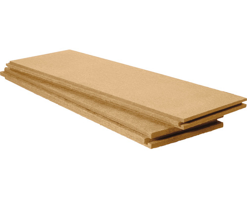 Panneau isolant en fibre de bois STEICOinternal pour rénovation de maçonnerie par l'intérieur avec rainure et languette 1200 mm x 380 mm x 60 mm (retrait possible uniquement sous forme de palettes)