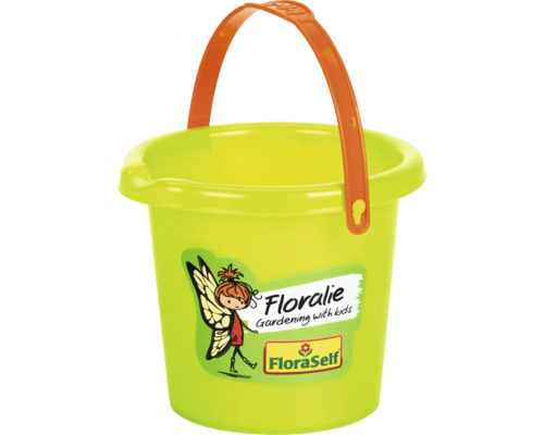 Seau pour enfants FloraSelf Floralie Jardiner avec des enfants 1 l vert