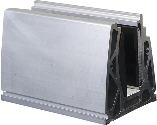 Montageschiene für Pertura Pontos Glasgeländer silber 104x91.6x150 mm