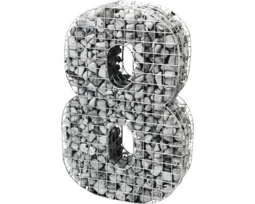 Forme de grille bellissa gabion en chiffre 8 65 x 21 x 100 cm