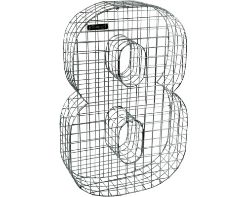 Gabion en forme de huit avec treillis