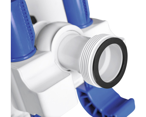 Vue détaillée d''un raccord de vidange pour le sanitaire