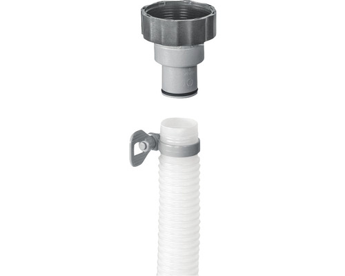 Raccord de siphon avec collier de serrage