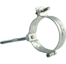 Collier de serrage avec tige filetée pour fixation de tuyau