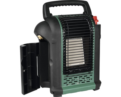 Radiateur à gaz portable avec grille de protection et poignée de transport