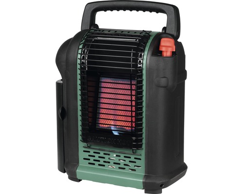 Radiateur à gaz portatif avec grille de protection et poignée de transport