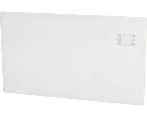 Chauffage infrarouge blanc avec affichage numérique