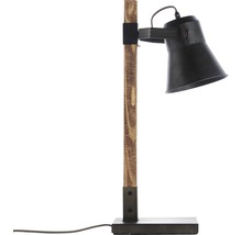 Lampe de table en bois et métal