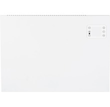 Radiateur blanc avec panneau de commande