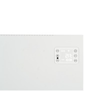 Vue détaillée d''un chauffage électrique avec affichage numérique